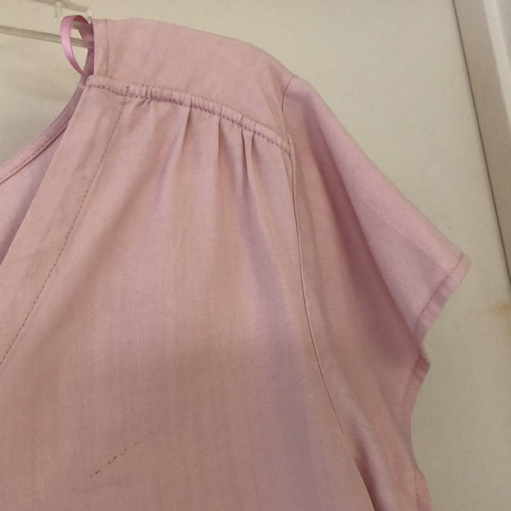 Style & Co Button Down Flutter Sleeve Blouse - image 5